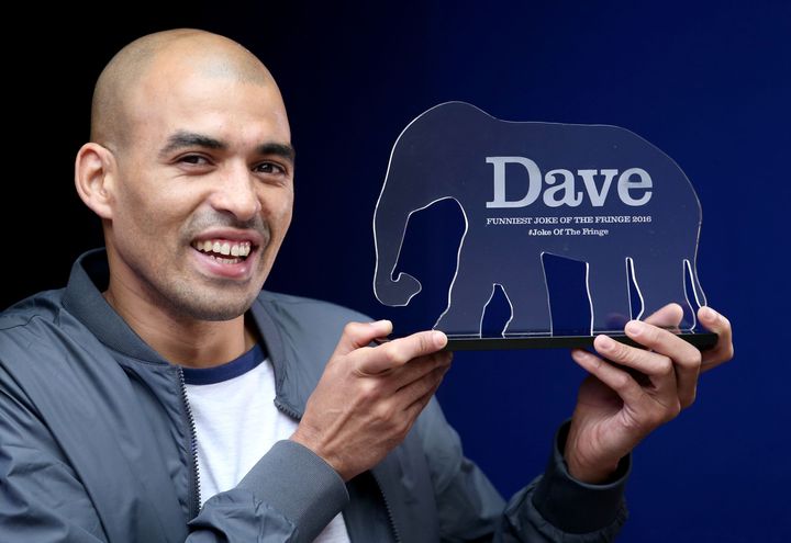 Masai Graham won the 'Dave's Funniest Joke of The Fringe' award.
