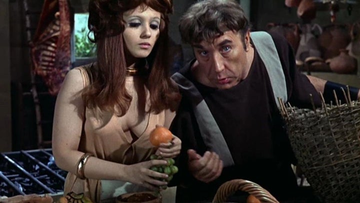 Frankie Howerd starred in the original 'Up Pompeii'