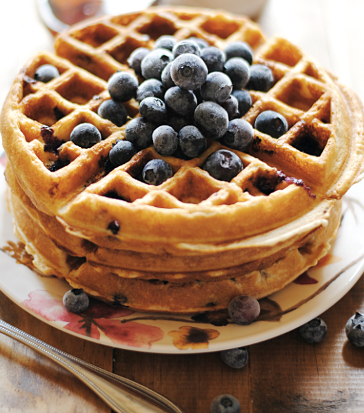 Easy and Fluffy Belgian Waffles Recipe - Something Swanky