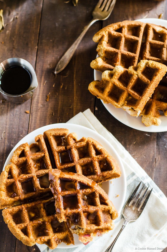 Easy and Fluffy Belgian Waffles Recipe - Something Swanky