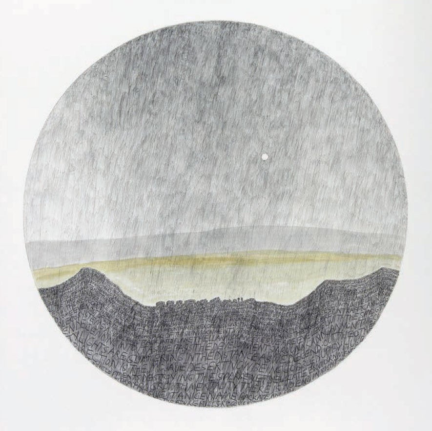 <strong>Russell Crotty</strong>, "Venus Above Smogline in the Azure Hills," 2006, Ballpoint pen and watercolor on paper