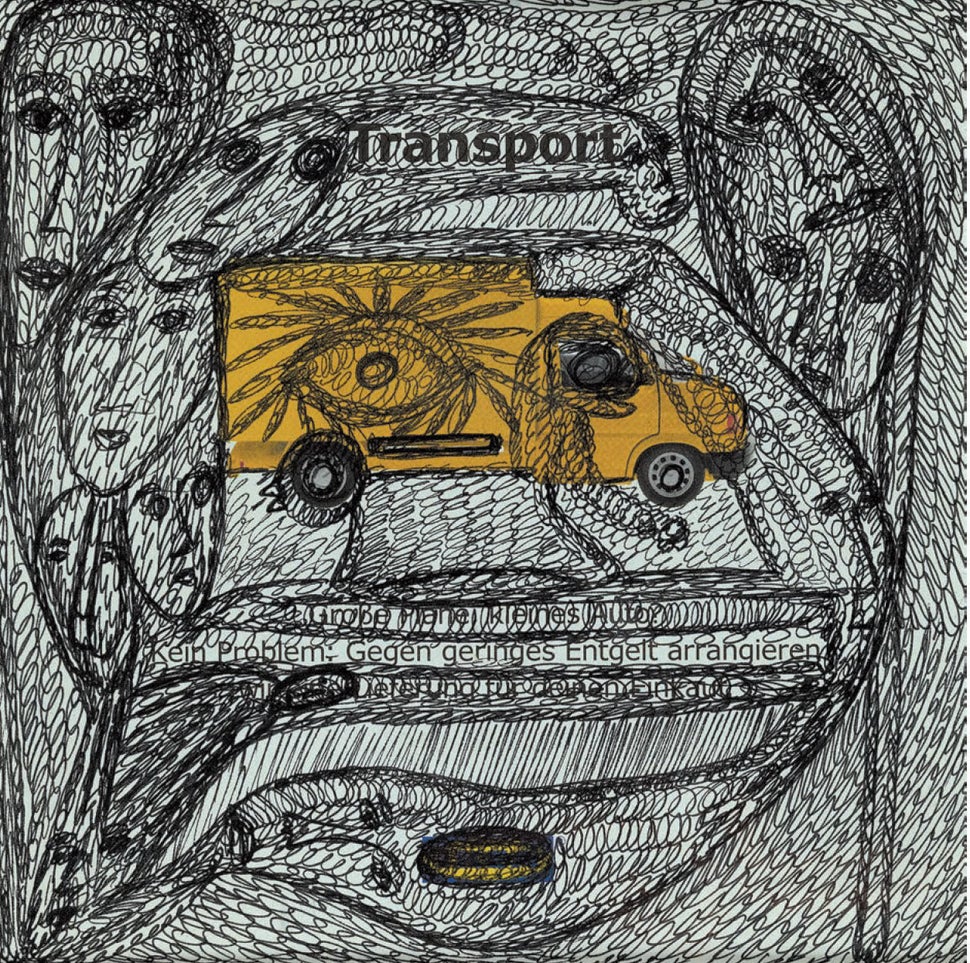 <strong>Mehrdad Rashidi</strong>, "Untitled," 2006-2008, ballpoint pen on paper
