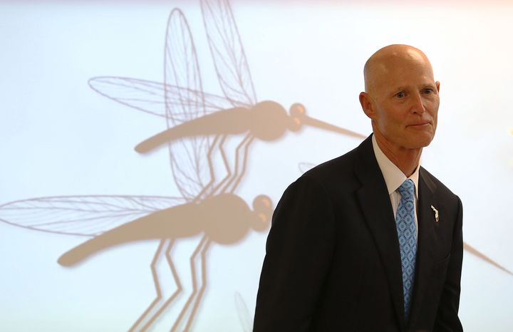 Florida Governor Rick Scott said Zika virus continues to spread in Miami, despite aggressive spraying. 