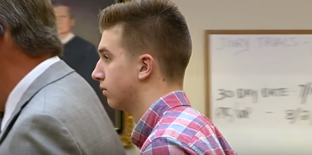 Becker in court with his lawyer, Thomas Rooke, on June 14, 2016. 