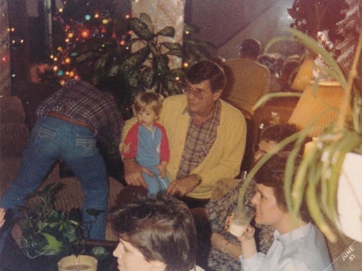 Erika McKeogh and her grandfather.