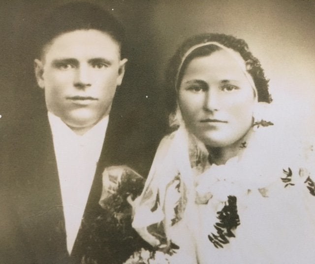 Jekabs and Ilze Pukulis in Latvia on March 28, 1937.