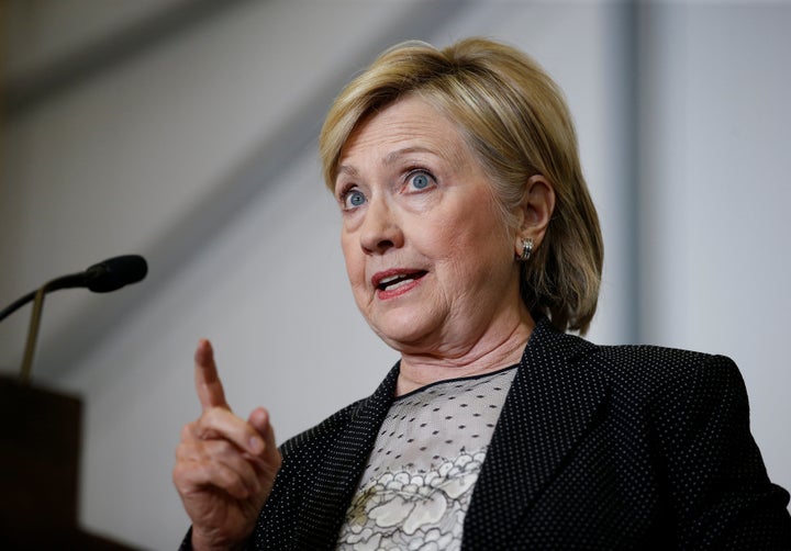 U.S. Democratic presidential nominee Hillary Clinton speaks at Futuramic Tool & Engineering in Warren, Michigan August 11, 2016.