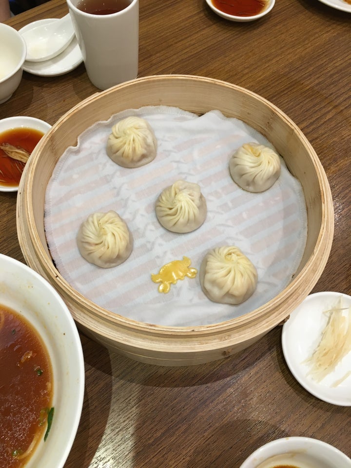 Crab xiao long bao.