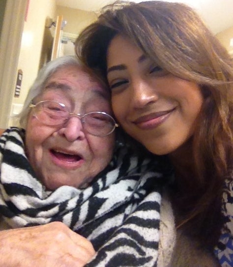 <i>Grandma Laura... always ready for a selfie!</i>