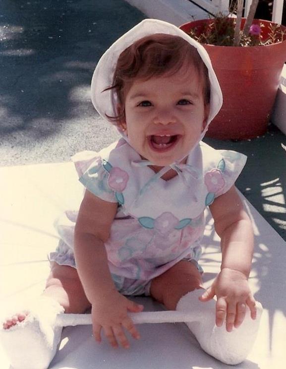 Laurita around 18 months, when she lived in Puerto Rico.