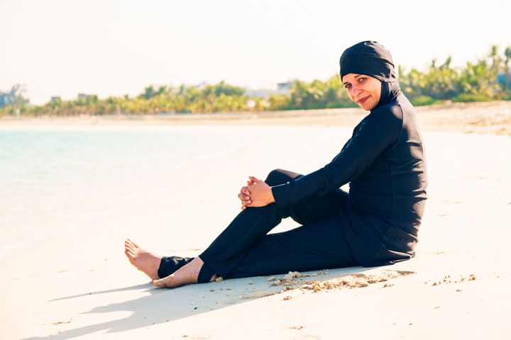 The burkini is a wetsuit-like garment that covers the torso, limbs and head