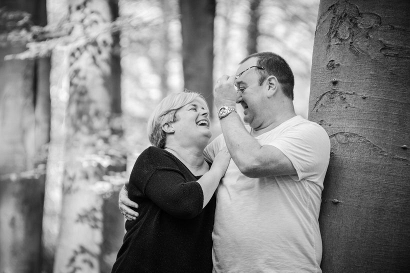 My husband and I prior to losing weight and adopting a sustainable healthier life style. 