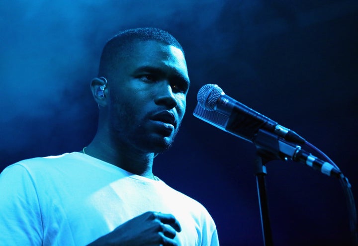 Frank Ocean performs at Bonnaroo in 2014. 