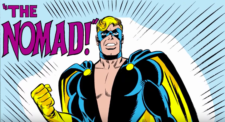 Captain as Nomad from Marvel Entertainment's "<a href="https://www.youtube.com/watch?v=WOfPzN5F774" target="_blank" role="link" class=" js-entry-link cet-external-link" data-vars-item-name="Nomad History" data-vars-item-type="text" data-vars-unit-name="57bc97bfe4b03d51368b23da" data-vars-unit-type="buzz_body" data-vars-target-content-id="https://www.youtube.com/watch?v=WOfPzN5F774" data-vars-target-content-type="url" data-vars-type="web_external_link" data-vars-subunit-name="article_body" data-vars-subunit-type="component" data-vars-position-in-subunit="4">Nomad History</a>"