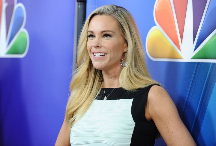 Kate Gosselin attends the NBCUniversal 2015 press tour on Jan. 16, 2015 in Pasadena, CA.