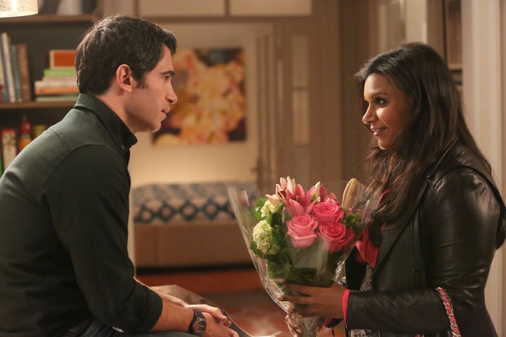 THE MINDY PROJECT: Chris Messina (L) and Mindy Kaling in the 'How to Lose a Mom in Ten Days' episode of THE MINDY PROJECT air