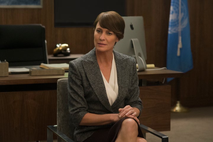 Claire Underwood, played by Robin Wright, didn't stay brunette for long on "House of Cards."