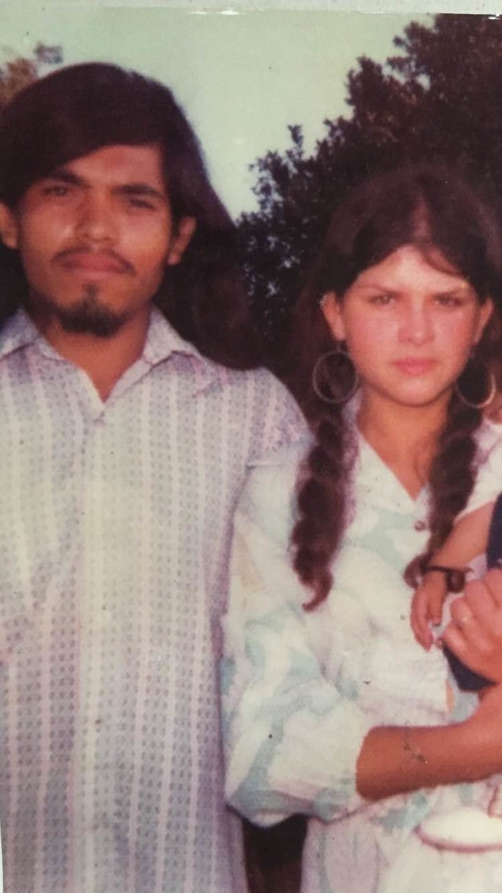 Marah Suarez' grandparents, Arsenio and Maria, as a young couple.