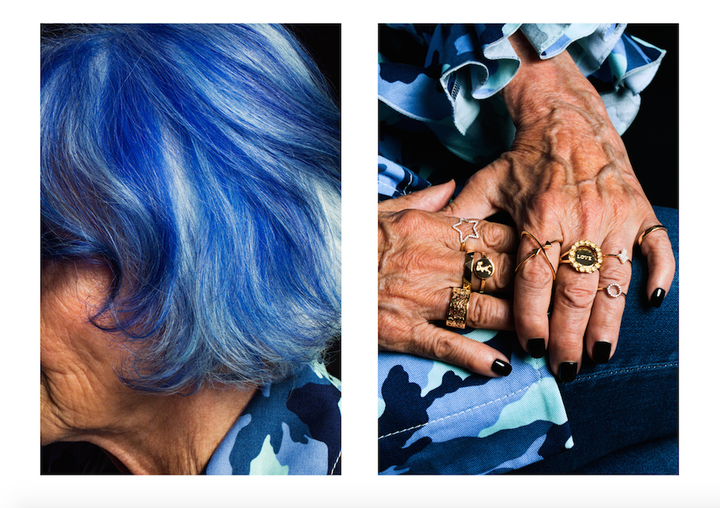 A New Zealand jewelry designer is showcasing older women's hands.