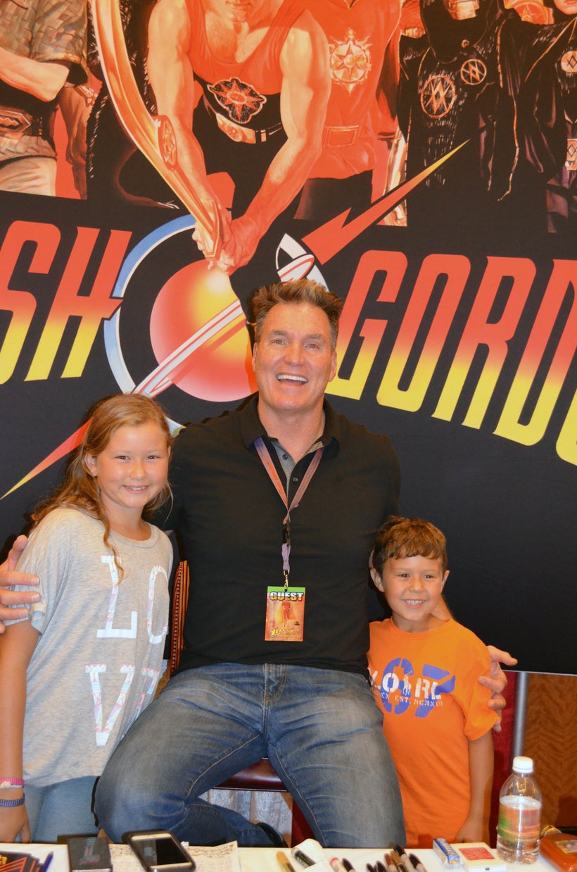 Sam Jones of <i>Flash Gordon</i> with fans at <i>TerrifiCon</i> at Mohegan Sun