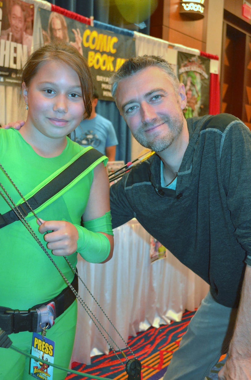Sean Gunn from <i>Guardians Of The Galaxy</i> and fan at <i>TerrifiCon </i>at Mohegan Sun