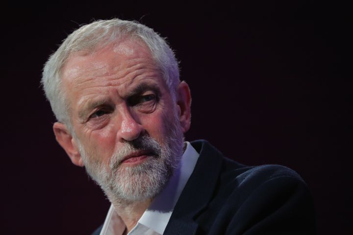 In a jam: Jeremy Corbyn has been accused lying about how full a train was