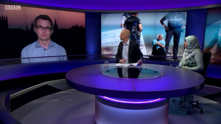 <strong>Journalist Douglas Murray (left) disagreed with Janmohamed's comparison.</strong>