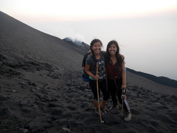 Taken on the climb up <a href="http://www.laughtraveleat.com/europe/a-night-hike-up-stromboli/" target="_blank">Stromboli</a>