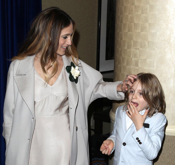 Sarah Jessica Parker and her son, James Wilkie Broderick.