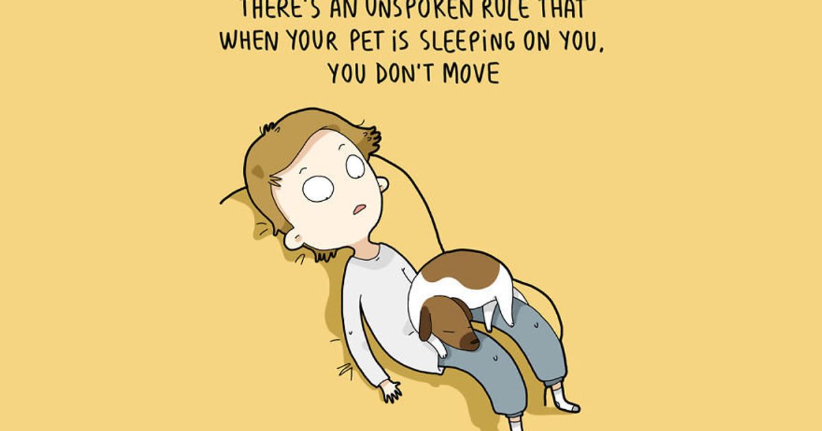 7 Illustrations That Perfectly Sum Up Life With A Dog | HuffPost Life