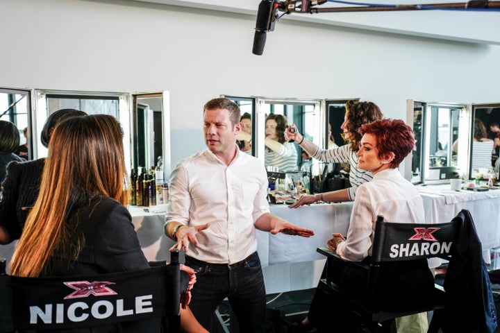 Backstage with Sharon Osbourne and Nicole Scherzinger