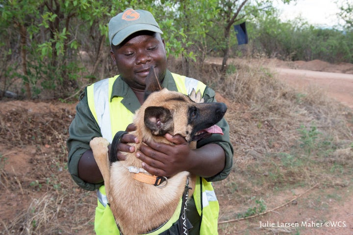 Jenny and her handler.