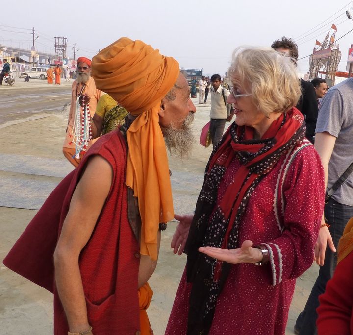 A photo from Diana Eck's trip to the Kumbh Mela in 2013.