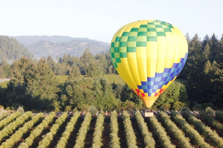 Unique encounters include a Hot Balloon Ride over the Sonoma Vineyards