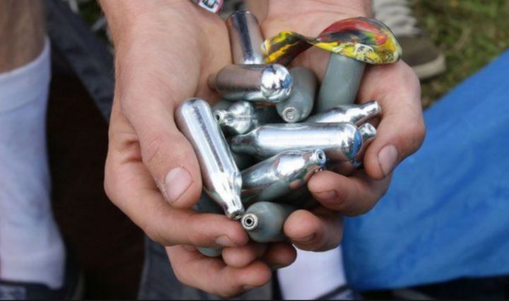 Police in London have seized nearly 14,000 canisters of nitrous oxide