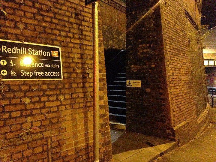 <strong>The location where a boy was pulled into a van on Thursday afternoon.</strong>