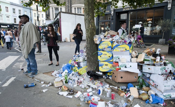 About 170 workers and 60 vehicles will clear the rubbish in time for the Tuesday morning commute.