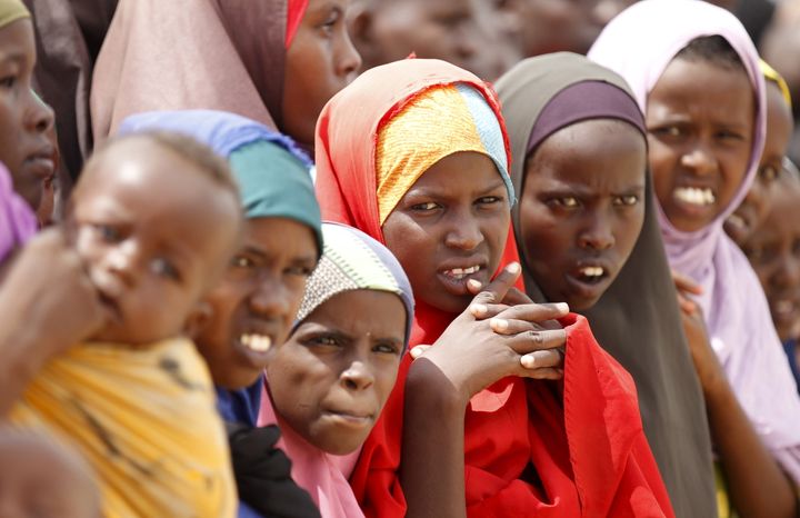Somali refugees in Dadaab.