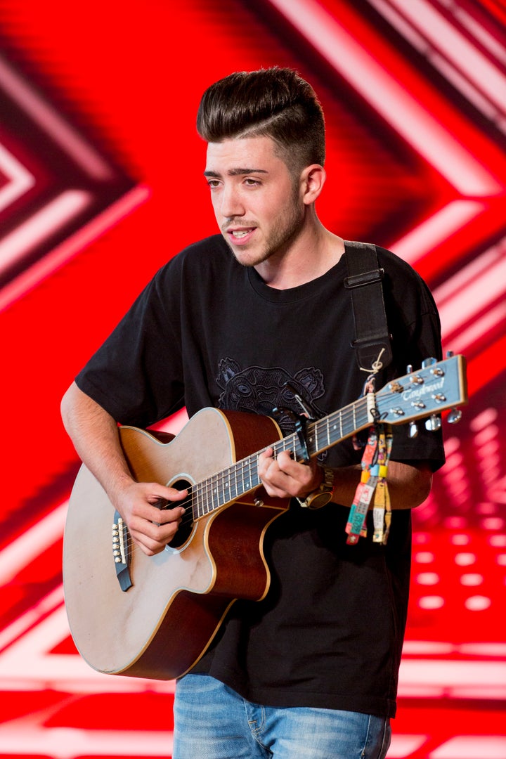 <strong>Christian Burrows has an emotional 'X Factor' audition</strong>