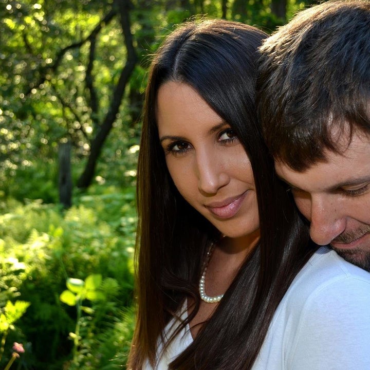 Baldwin and her fiance Michael Keefer.