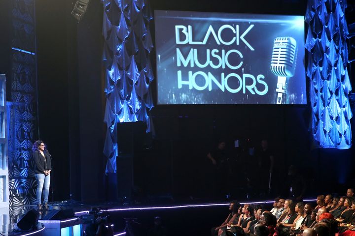 Monie Love speaks during the NMAAM 2016 Black Music Honors on August 18, 2016 in Nashville, Tennessee. (Photo by Terry Wyatt/Getty Images for National Museum of African American Music )
