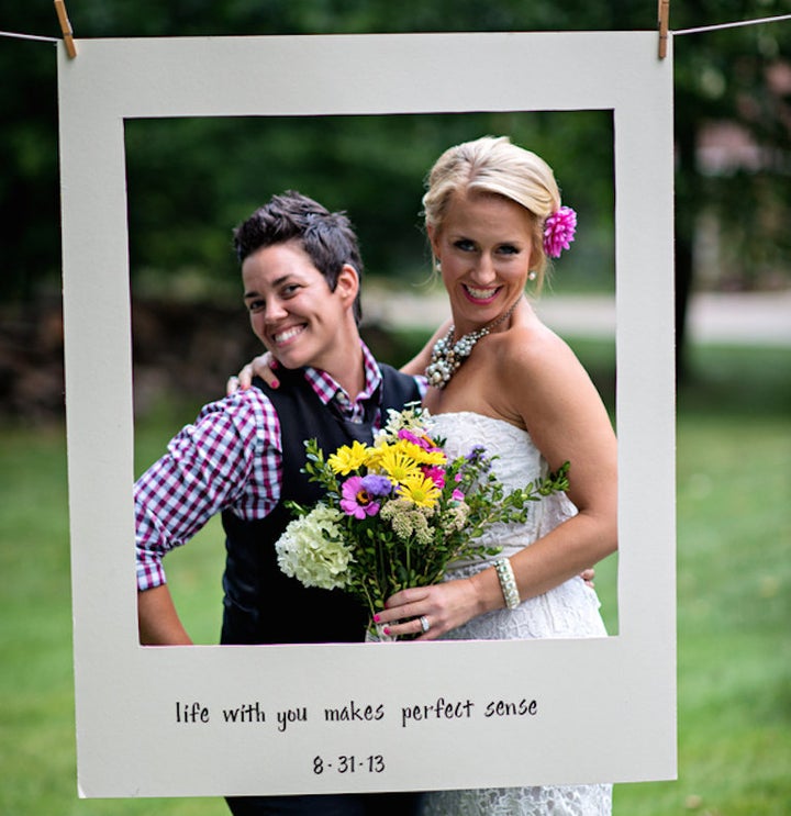 Photo booths are a wedding reception staple at this point. But they are also a candid and cute place to pop the question.