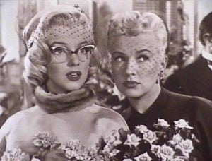 Marilyn Monroe and co-star Betty Grable n How to Marry A Millionaire