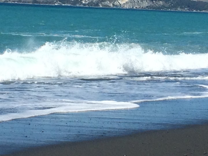 <p><em>Black Sand Beach, Kaikoura</em></p>