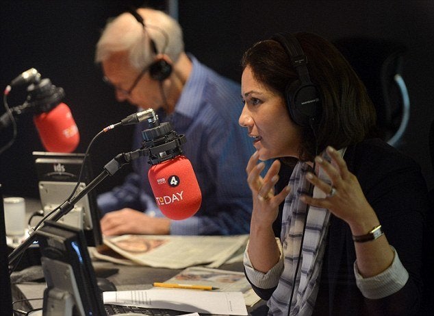 Mishal Husain hosted the heated debate.