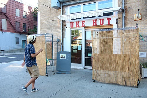 Photo by Nancy A. RuhlingThe Uke Hut at 36-01 36th Ave.