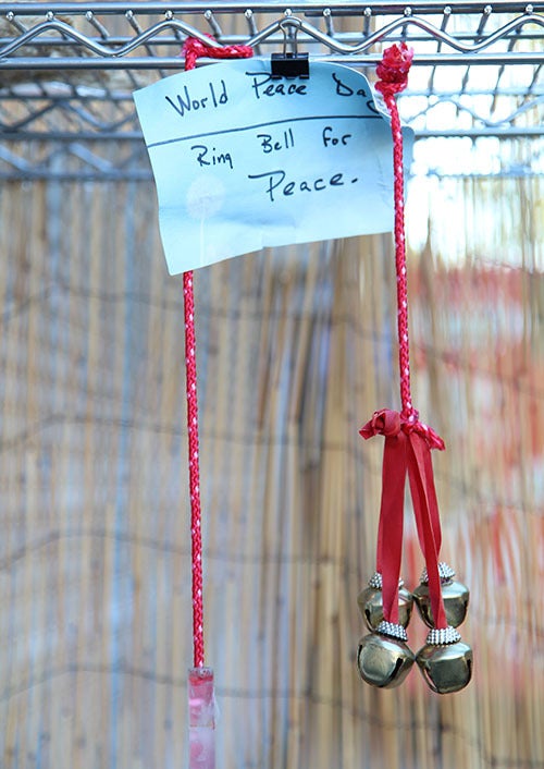 <em>Photo by Nancy A. Ruhling</em><br><strong>Feel (and hear) the Zen.</strong>