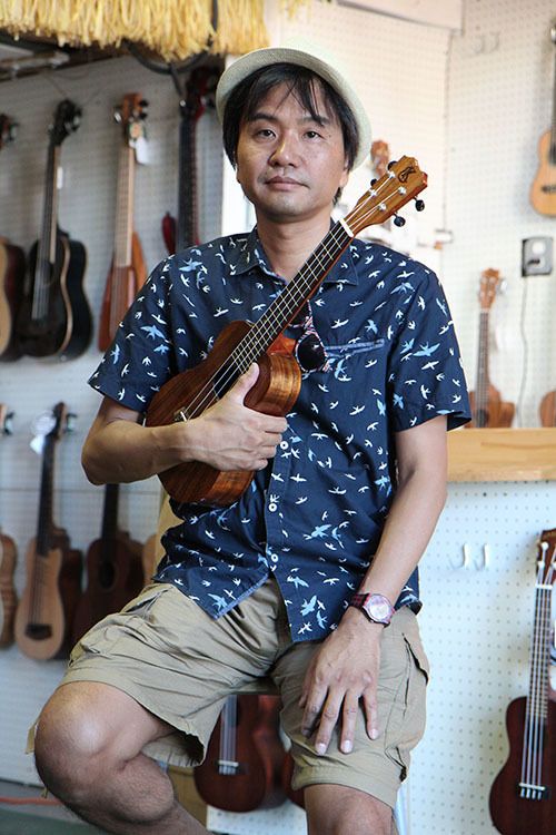 Photo by Nancy A. RuhlingMasafumi can teach you the ABCs of the ukulele in an hour.