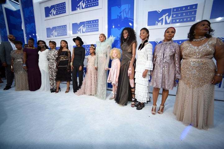 Beyonce and her guests attend the 2016 MTV Video Music Awards at Madison Square Garden on August 28, 2016 in New York City.