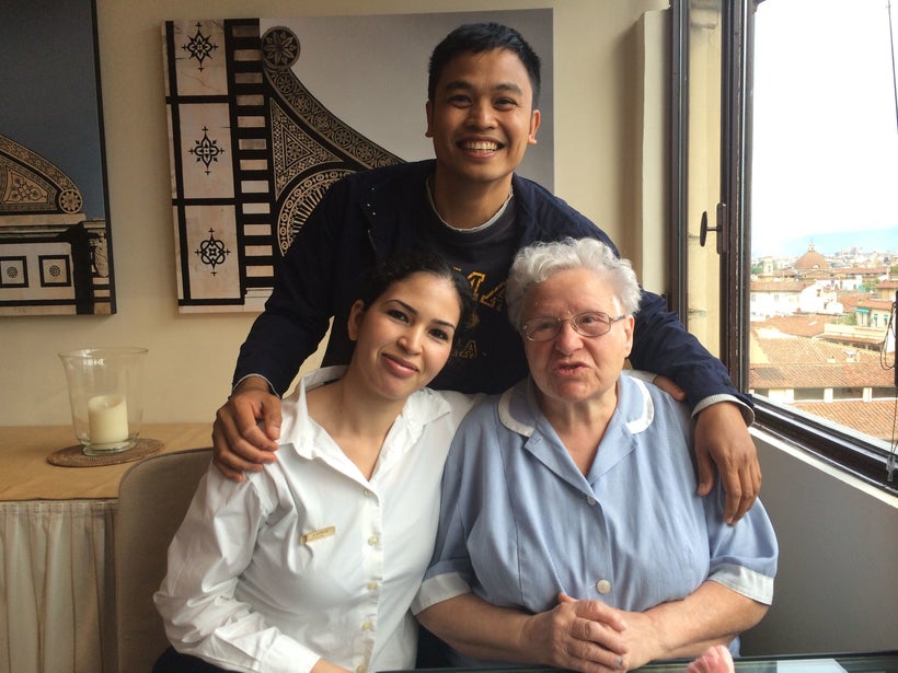 Some of Antica Torre's staff 